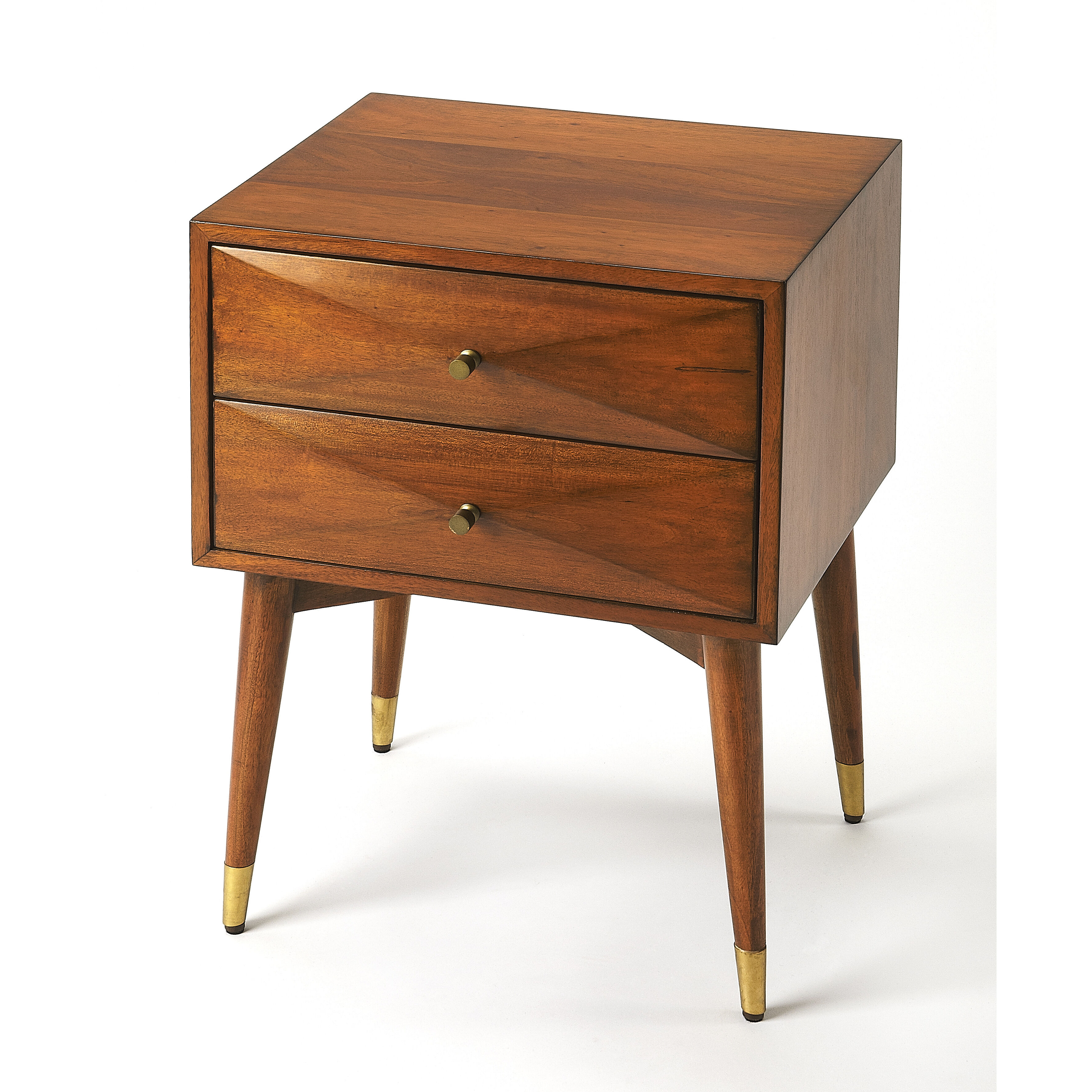 Butler Loft Zelda  Olive Ash Burl Chairside Chest