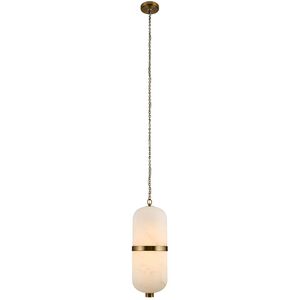 Volterra LED 8.5 inch Winter Brass Pendant Ceiling Light