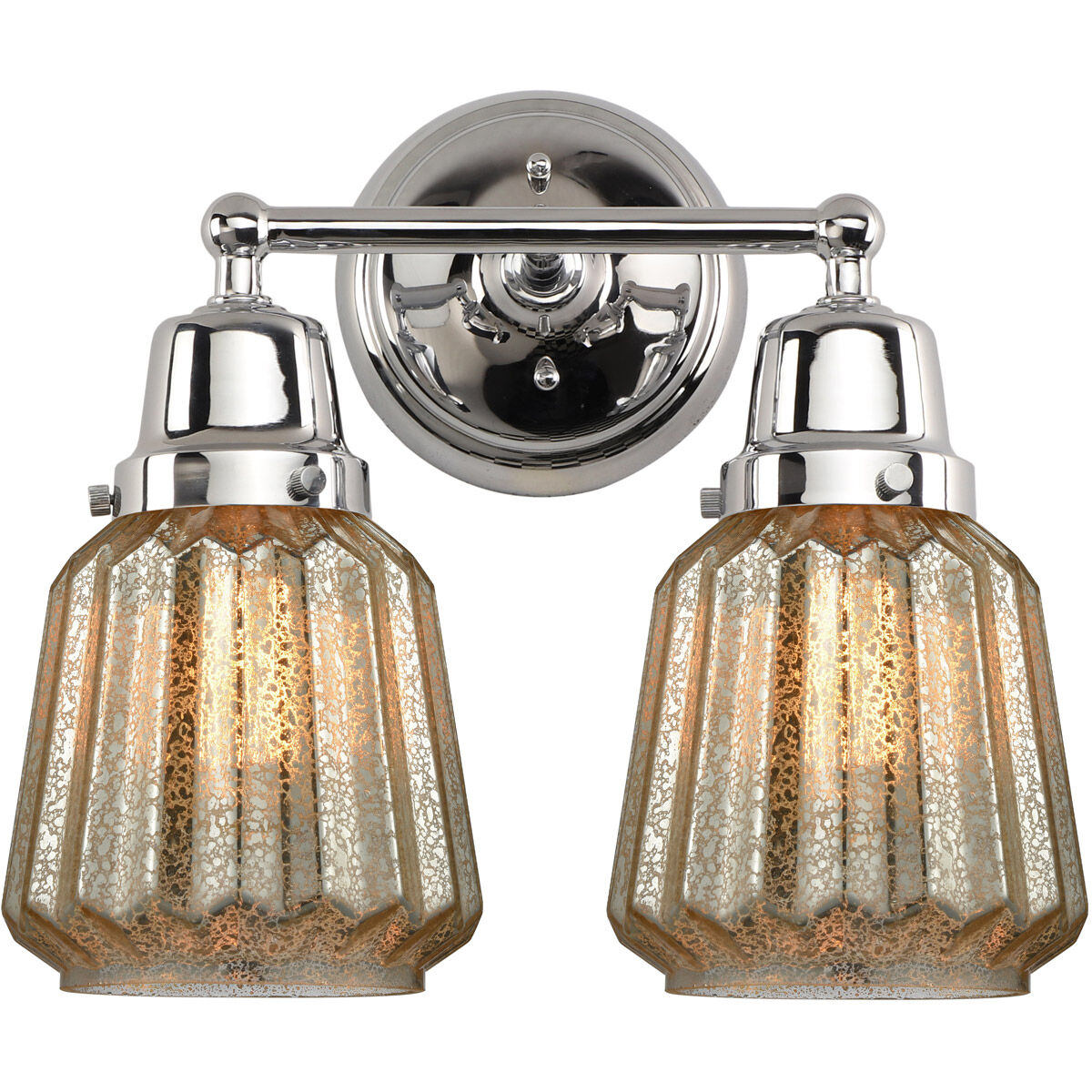 Aditi Chatham LED 14 inch Polished Chrome Bath Vanity Light Wall Light, Aditi