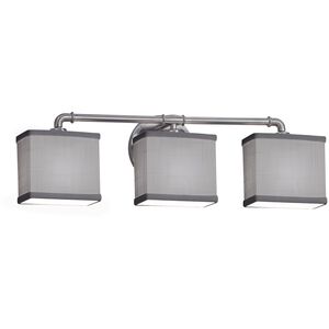 Textile 3 Light 25.25 inch Bathroom Vanity Light