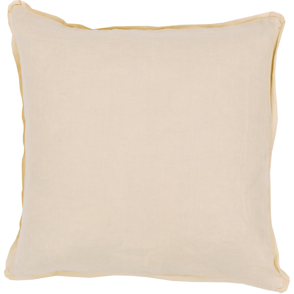 Solid 20 inch Bright Yellow Pillow Kit