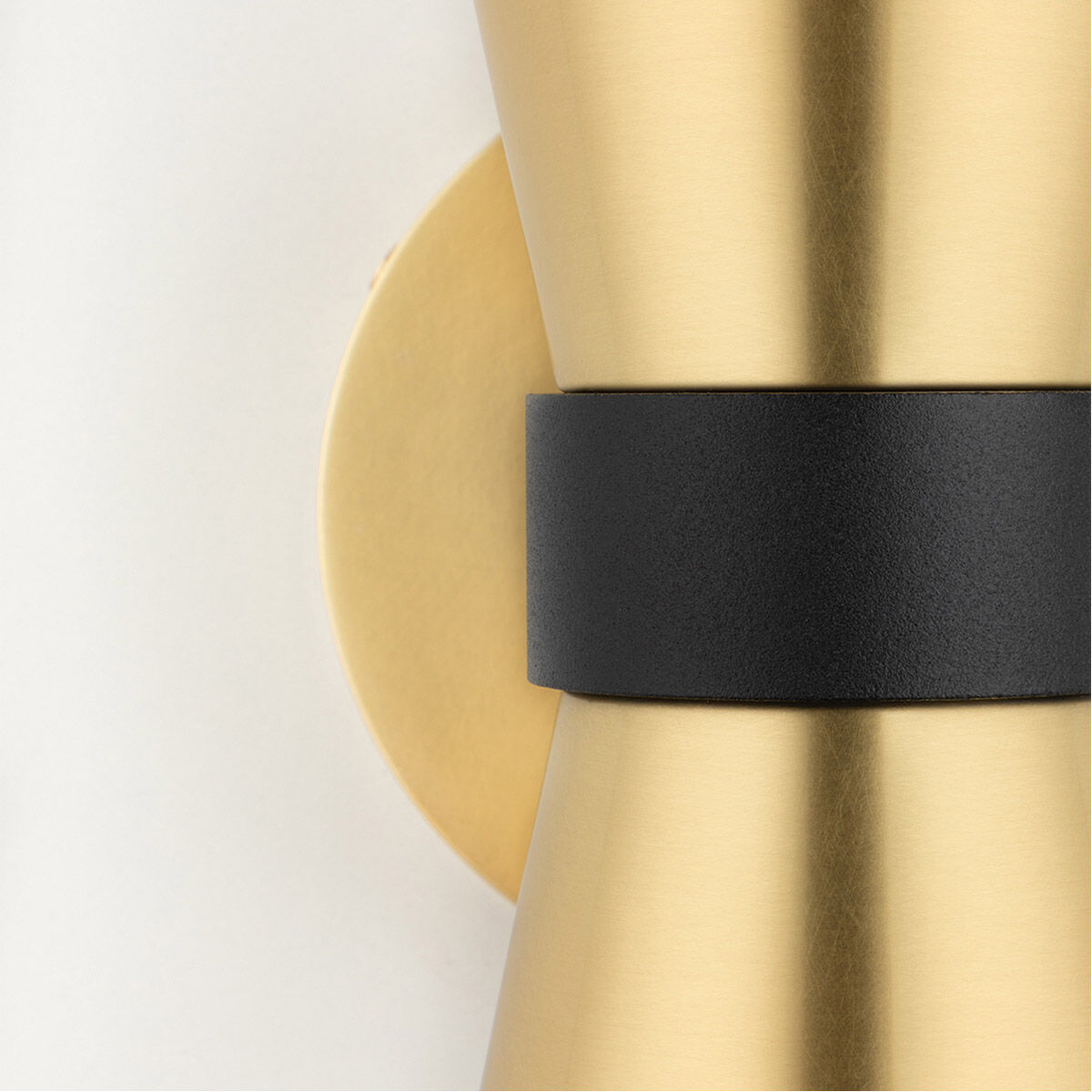 Angie LED 4.75 inch Aged Brass Wall Sconce Wall Light in Aged Brass and Black