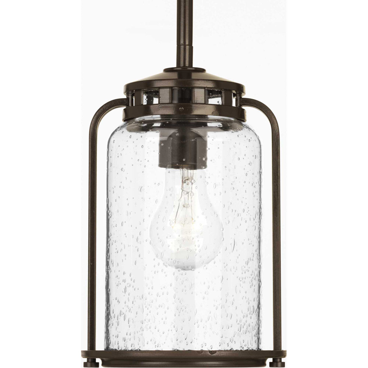 Botta 1 Light 6 inch Antique Bronze Outdoor Hanging Lantern, Small