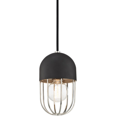 Haley 1 Light 6 inch Polished Nickel Pendant Ceiling Light