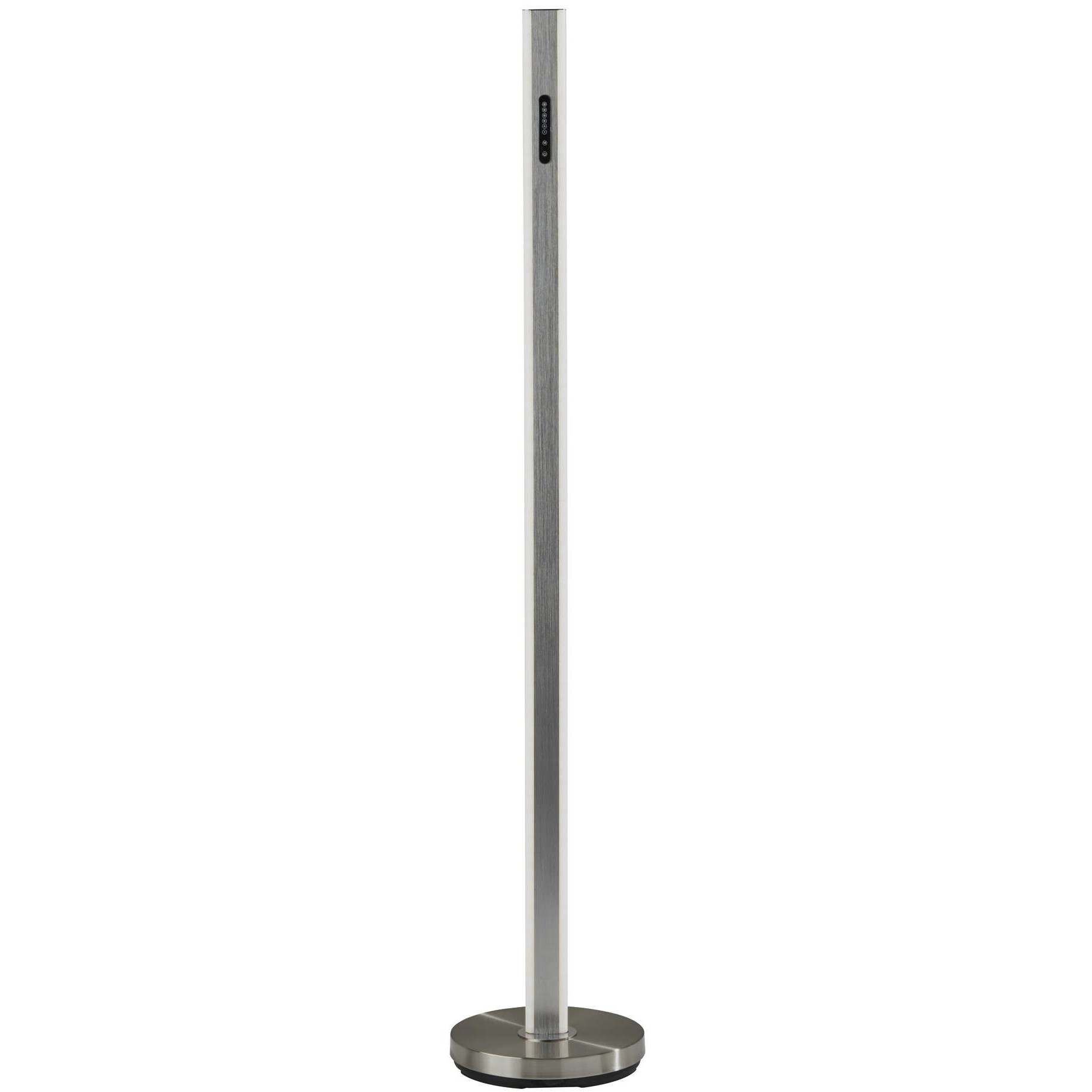 Marla 48.5 inch 32 watt Brushed Steel LED Wall Washer Floor Lamp Portable Light
