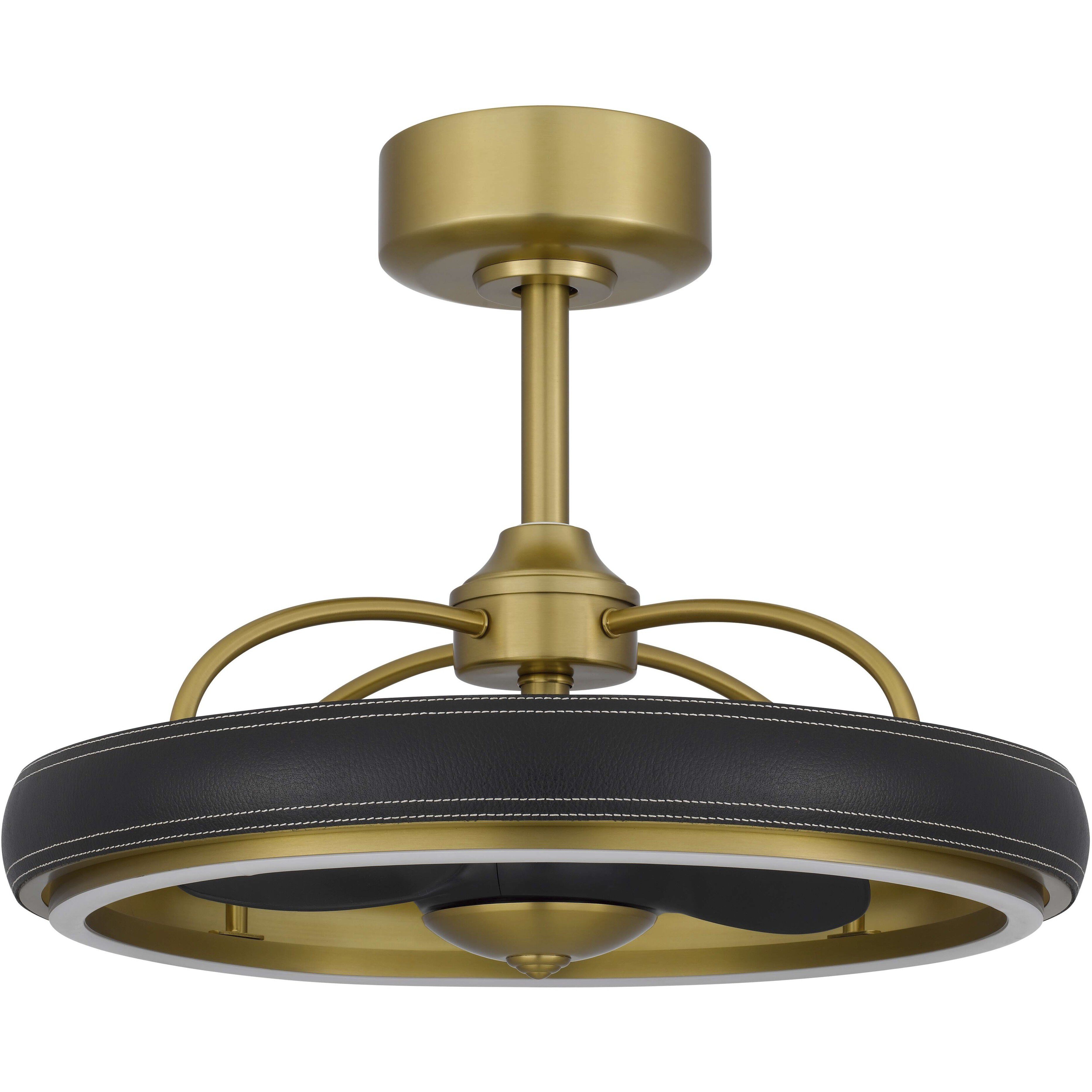 Arroyo Antique Brass and Black Ceiling Fan Extension Rod