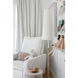Mariana 70 inch 60.00 watt Textured White Floor Lamp Portable Light