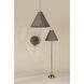 Destiny 66.5 inch 25.00 watt Aged Brass Floor Lamp Portable Light