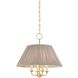 Antonia 4 Light 20 inch Aged Brass Chandelier Ceiling Light