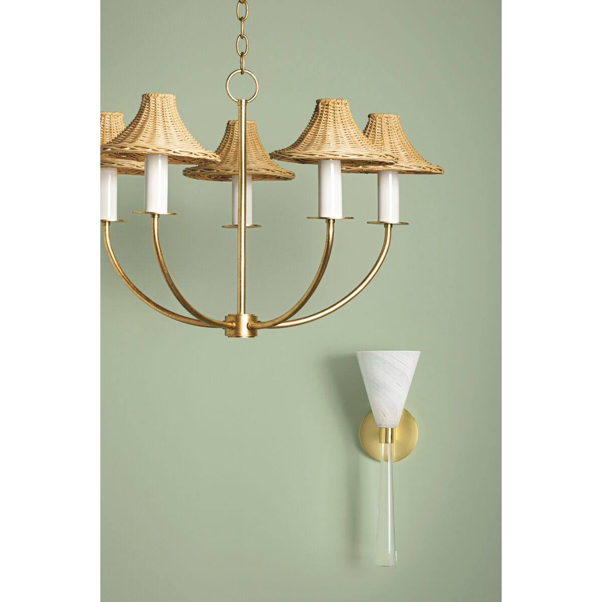 Amara 1 Light 5.25 inch Aged Brass Wall Sconce Wall Light