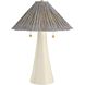 Alana 23.5 inch 15 watt Aged Brass/Ceramic Antique Ivory Table Lamp Portable Light