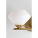 Valerie 1 Light 6 inch Aged Brass Bath Vanity Wall Light