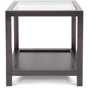Dumas 23.75 X 22 inch Nickel Side Table