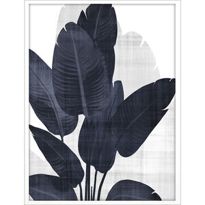 Florals Blue and White Framed Art
