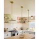 Tinsley 1 Light 12 inch Aged Brass/Ceramic Gloss Cream Pendant Ceiling Light