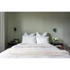 Kira 2 Light Polished Nickel/Soft Black Wall Sconce Wall Light
