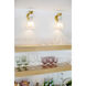Mona 1 Light 6 inch Aged Brass Wall Sconce Wall Light