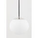 Estee 1 Light 8 inch Polished Nickel Pendant Ceiling Light