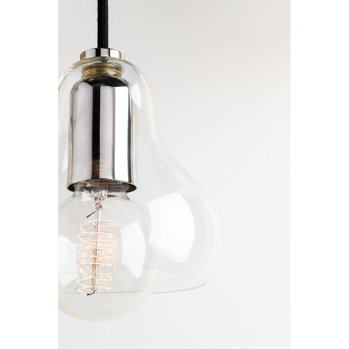 Sadie 1 Light 5.75 inch Polished Nickel Pendant Ceiling Light