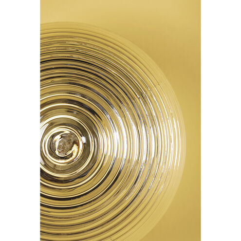 Sara 1 Light 10.5 inch Aged Brass Flush Mount Ceiling Light