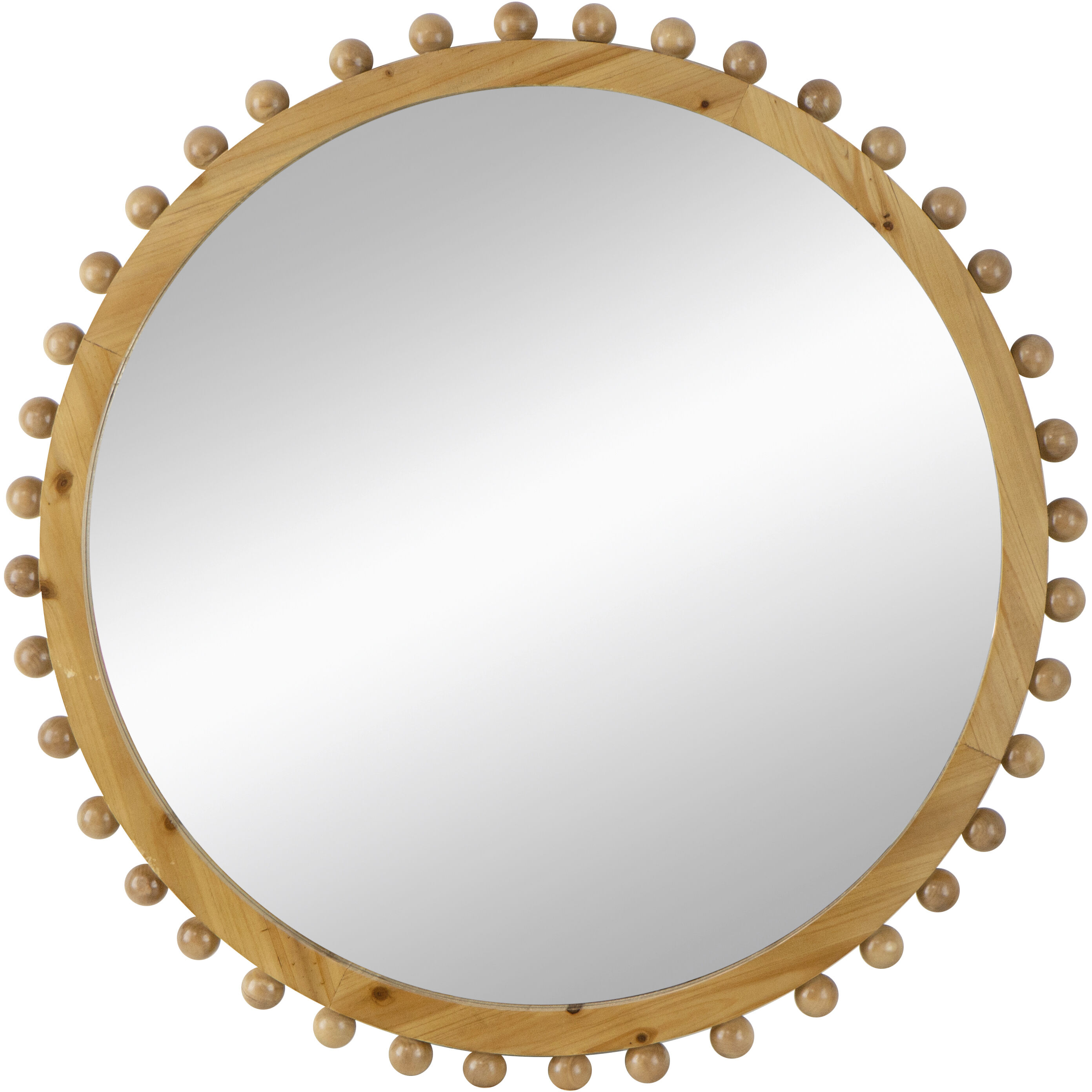 Jasper 33.5 X 33.5 inch Brown Wall Mirror