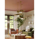 Indie 64 inch 15.00 watt Aged Brass Floor Lamp Portable Light