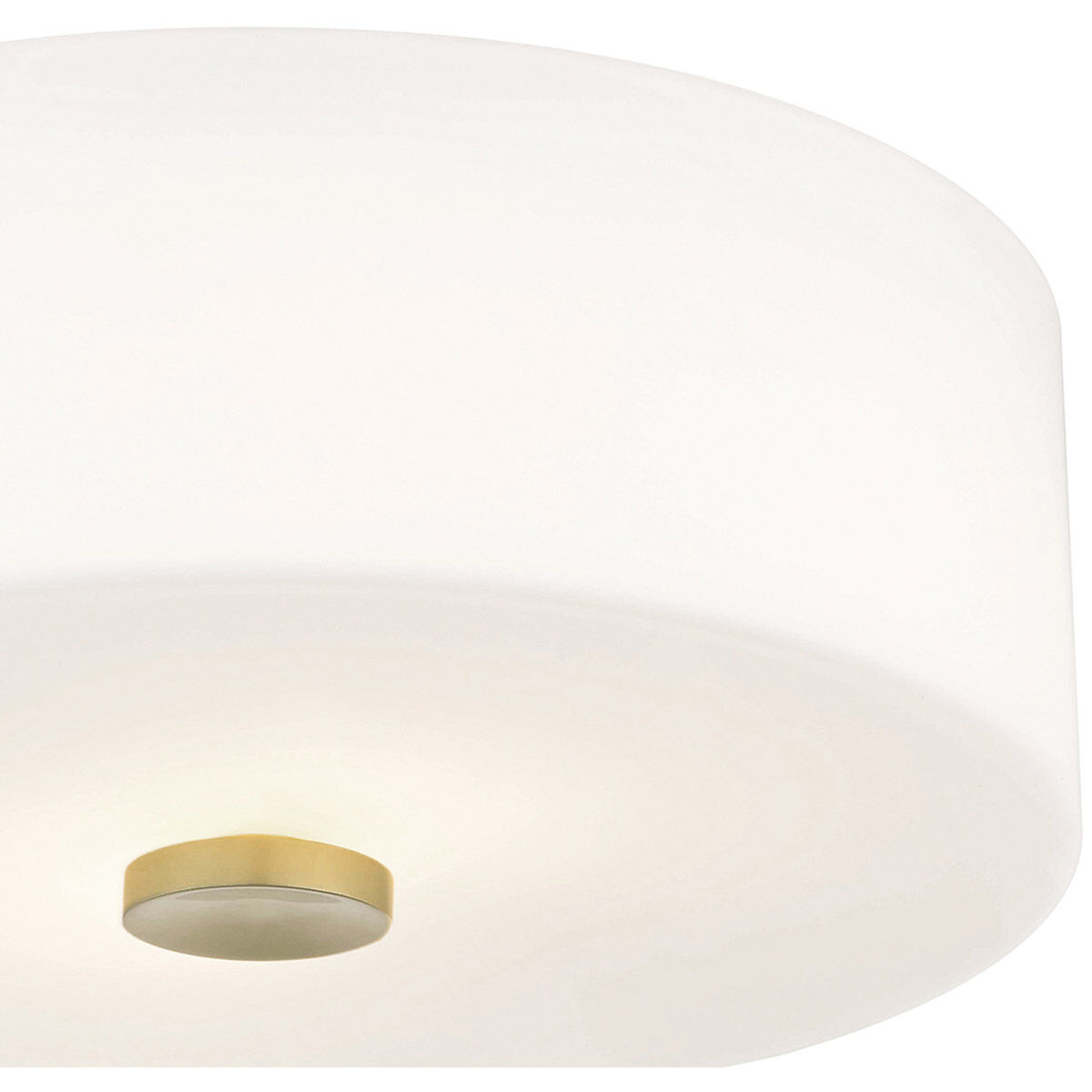 Sophie 2 Light 12 inch Aged Brass Flush Mount Ceiling Light