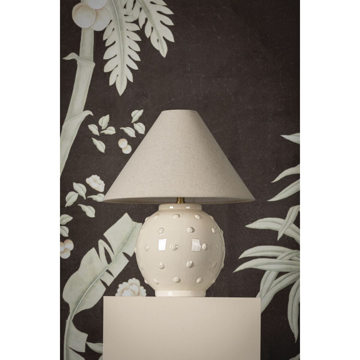 Annabelle 18 inch 60.00 watt Aged Brass and Ivory Table Lamp Portable Light