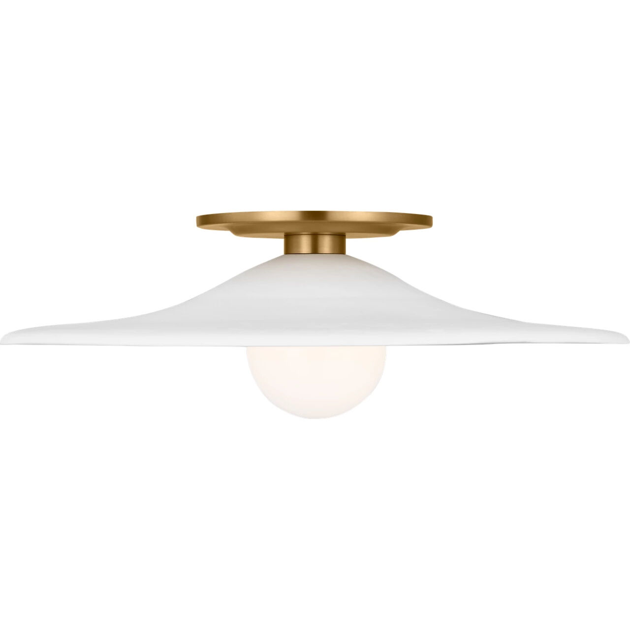 kate spade new york Endicott 1 Light 16 inch Burnished Brass Flush Mount Ceiling Light