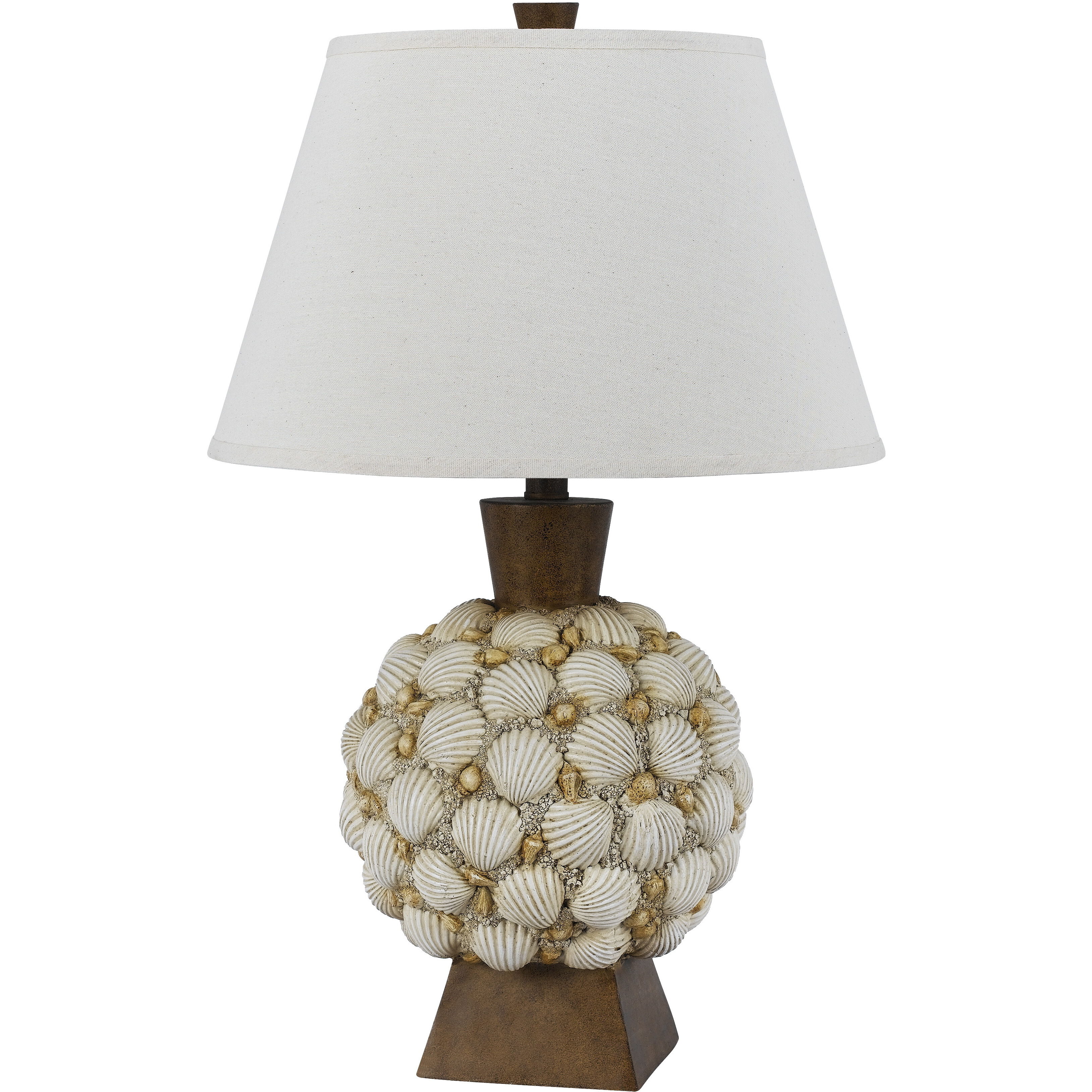 Seashell 25 inch 150 watt Shell Table Lamp Portable Light