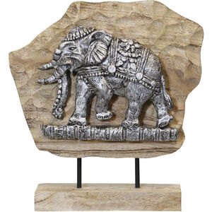 Cameron Natural and Antique Silver Decorative Object