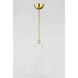 Corinthia 1 Light 14 inch Aged Brass Pendant Ceiling Light