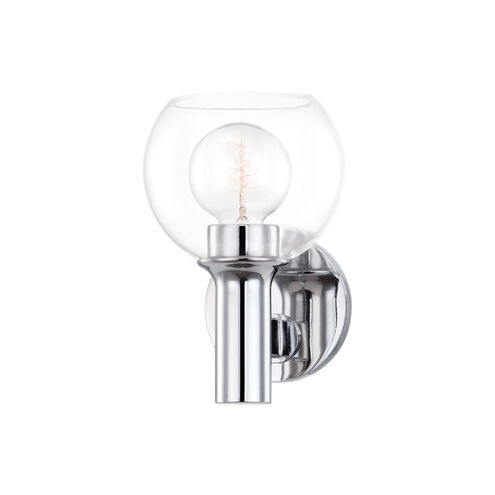 Leslie 1 Light 6.25 inch Polished Chrome Bath Bracket Wall Light