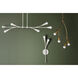 Elsa 6 Light 50 inch Textured White Linear Ceiling Light