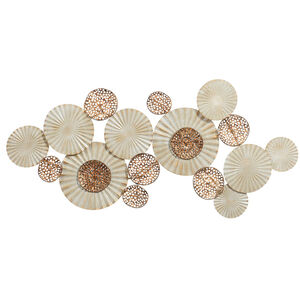 Cameron Ivory and Gold Wall Art