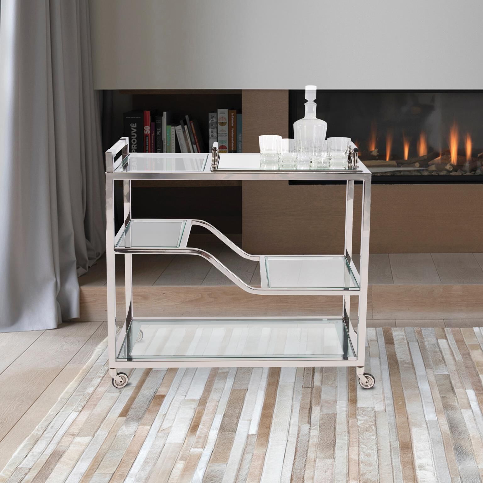 Graves Silver Bar Trolley