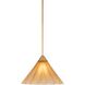 Gabrielle 1 Light 16 inch Aged Brass Pendant Ceiling Light