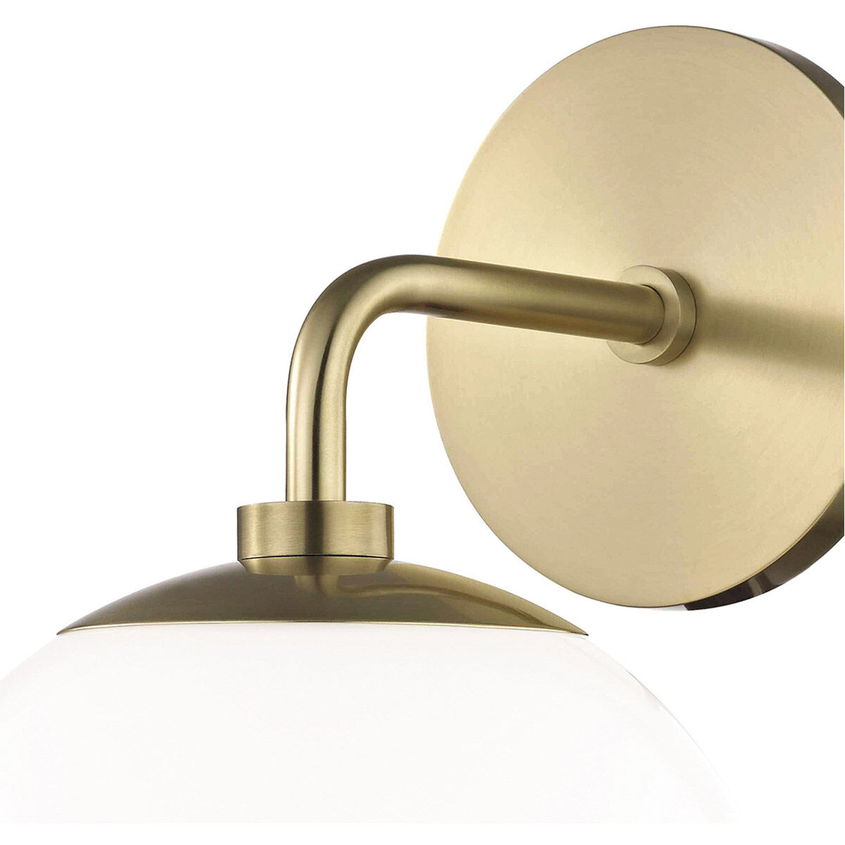 Stella 1 Light 7 inch Aged Brass Wall Sconce Wall Light