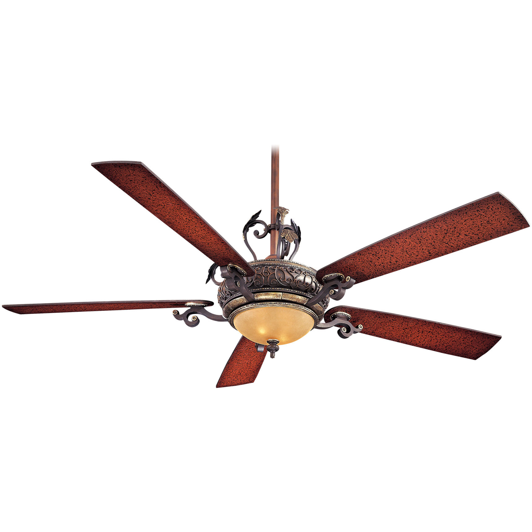 Napoli II 68 inch Sterling Walnut Ceiling Fan