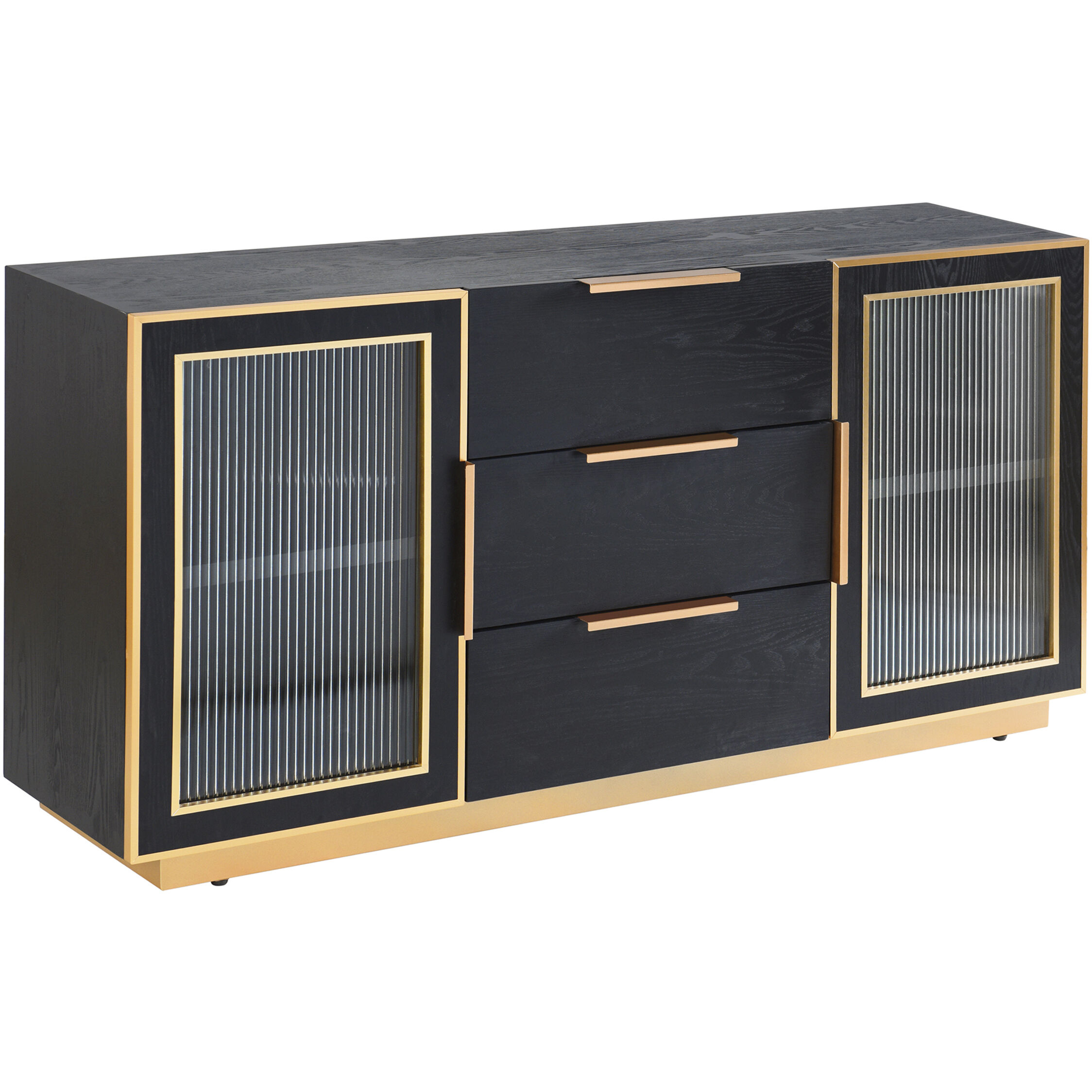 Aurelia 60 X 15.7 inch Ebony & Gold Sideboard