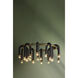 Whit 20 Light 28.75 inch Aged Brass/Black Chandelier Ceiling Light in Aged Brass and Black