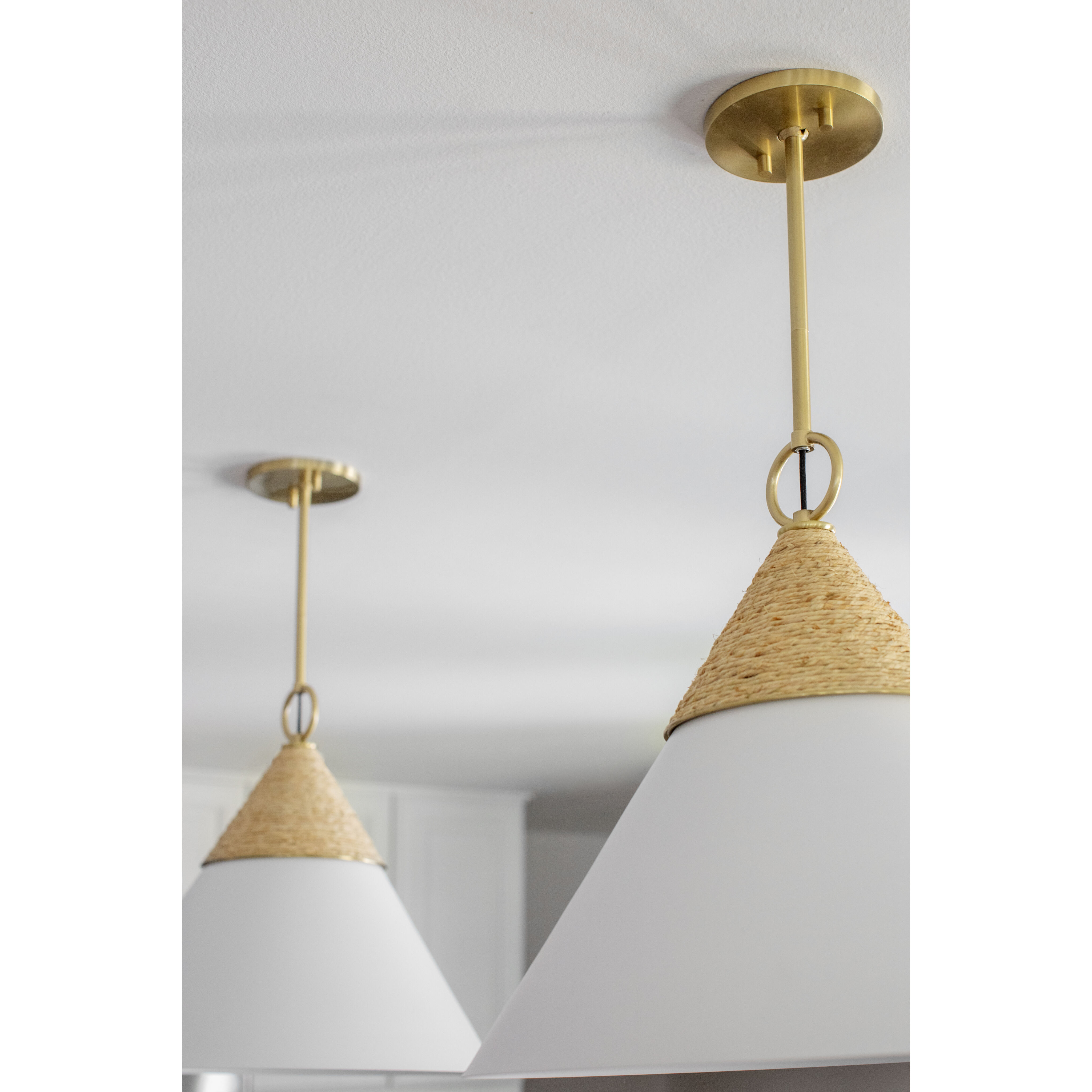 Mica 1 Light 18 inch Aged Brass Pendant Ceiling Light
