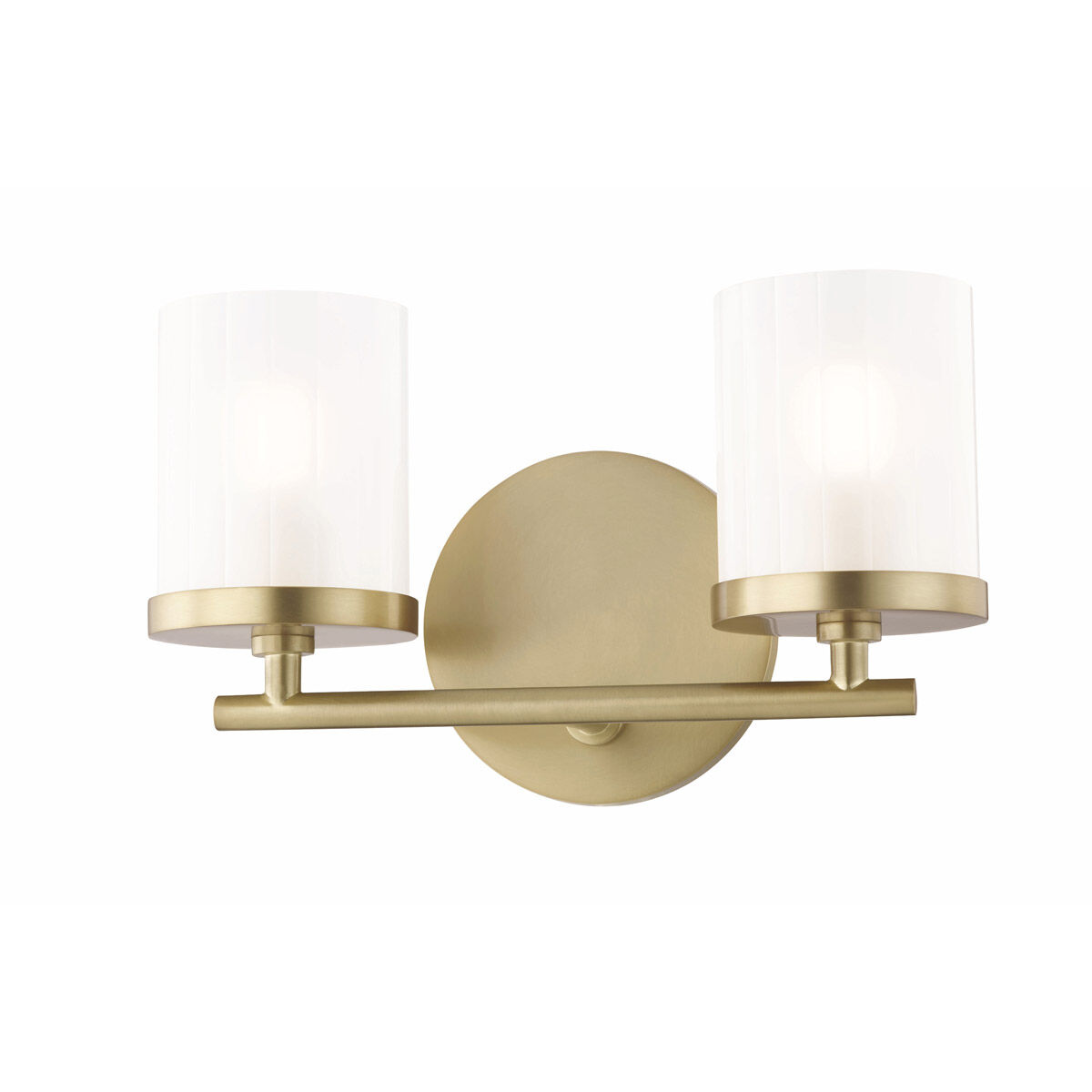 Ryan 2 Light 11 inch Aged Brass Bath Vanity Wall Light