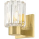 Danae 1 Light 5 inch Aged Brass Bath and Vanity Wall Light