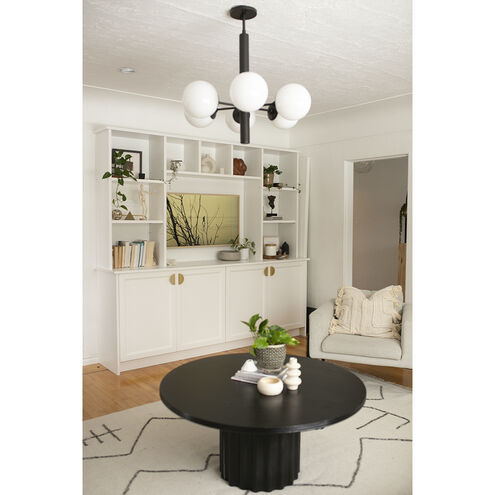 Stella 6 Light 28 inch Old Bronze Chandelier Ceiling Light