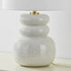Corinne 22.75 inch 15.00 watt Aged Brass/Ceramic Peignoir Crackle Table Lamp Portable Light
