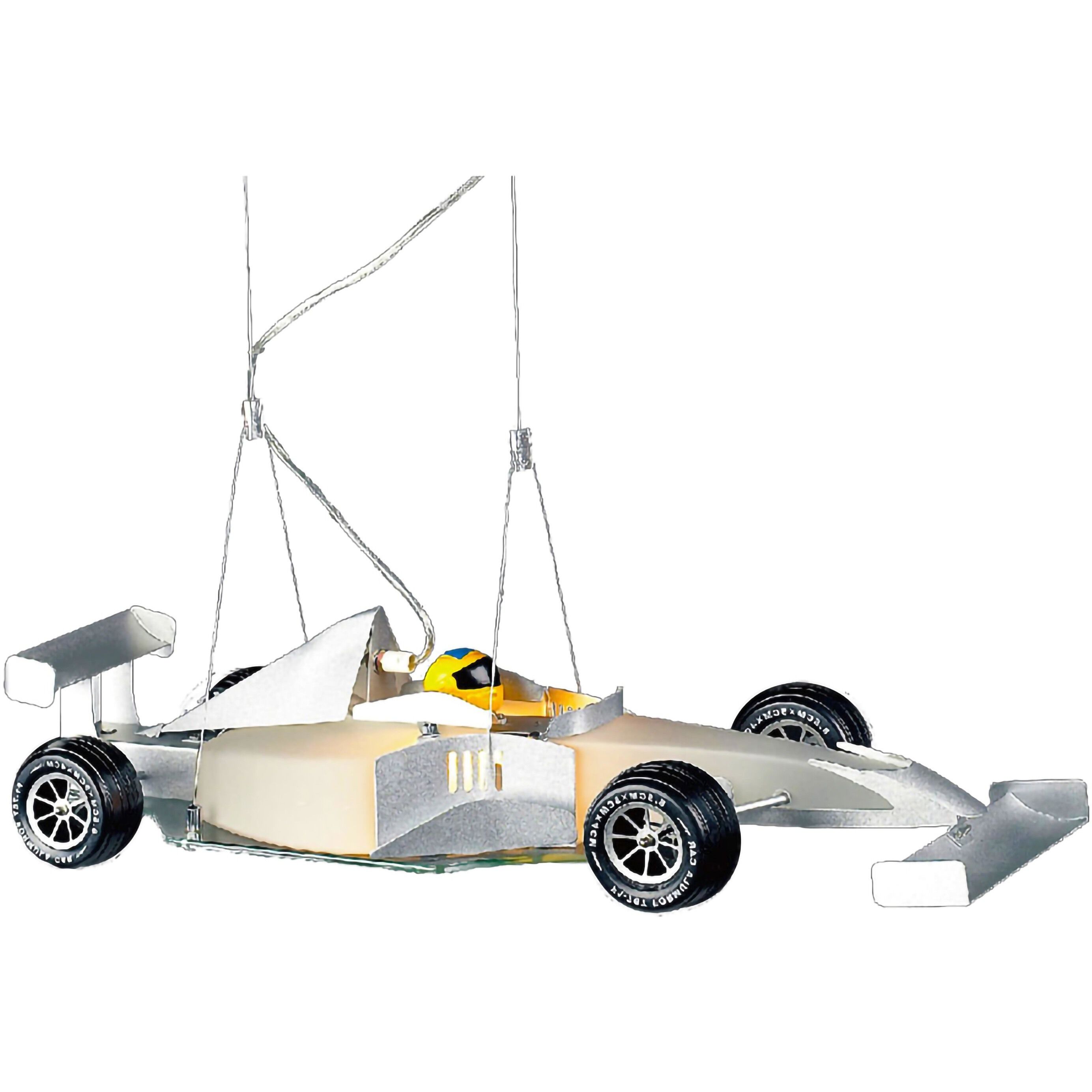 Canada 1 Light 8.9 inch Silver Childrens Lighting Ceiling Light, Race Car