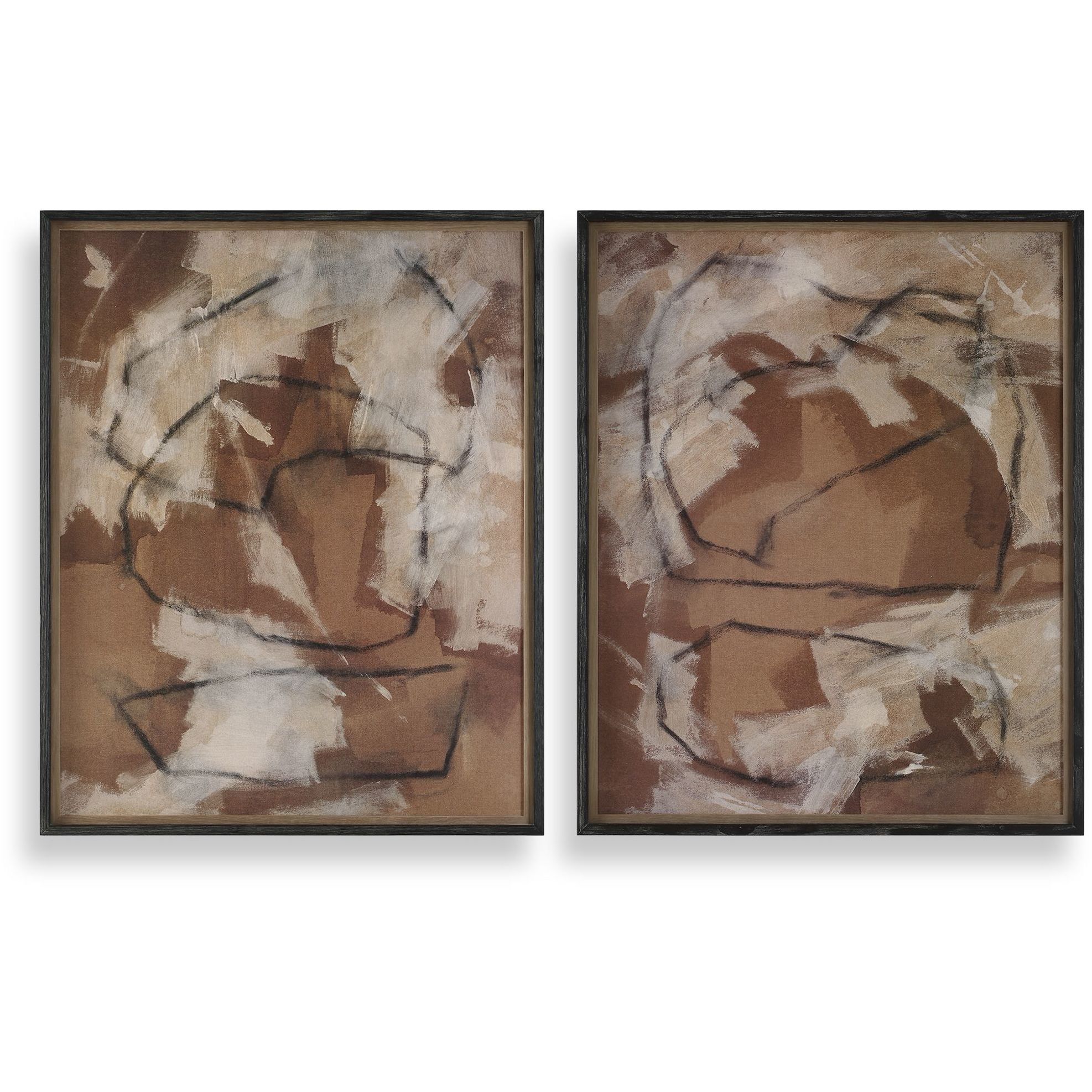 Rush & Dash 42.13 X 34.13 inch Framed Prints, Set of 2