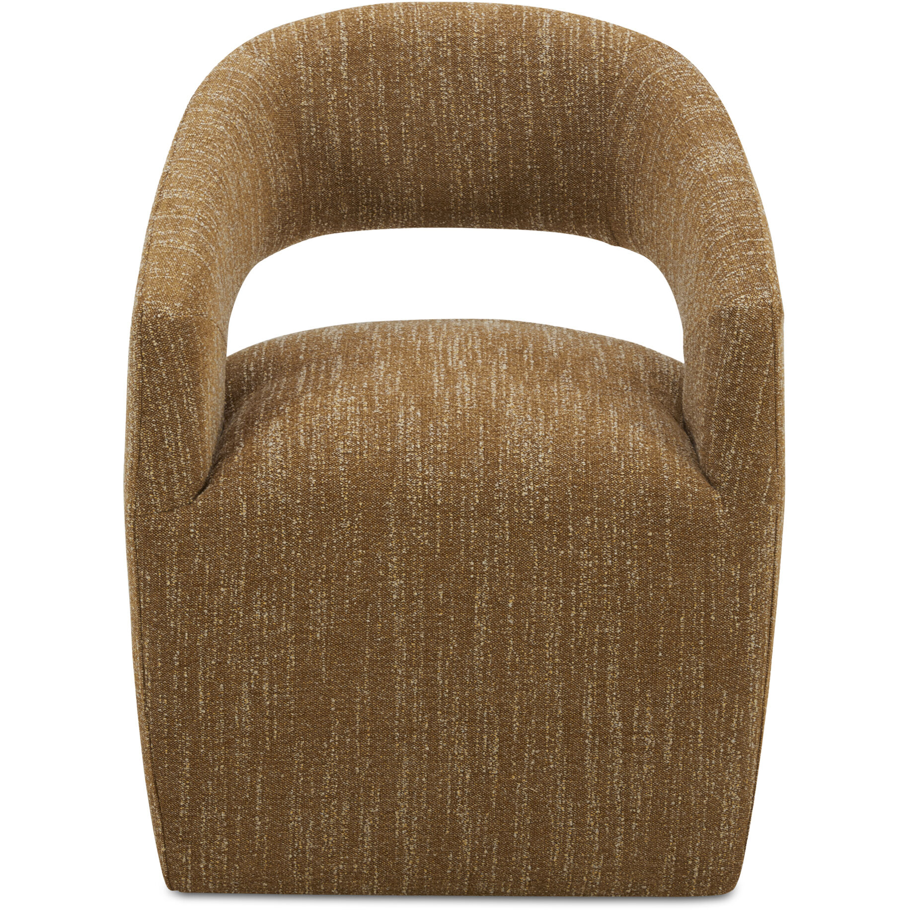 Barrow Yellow Rolling Dining Chair