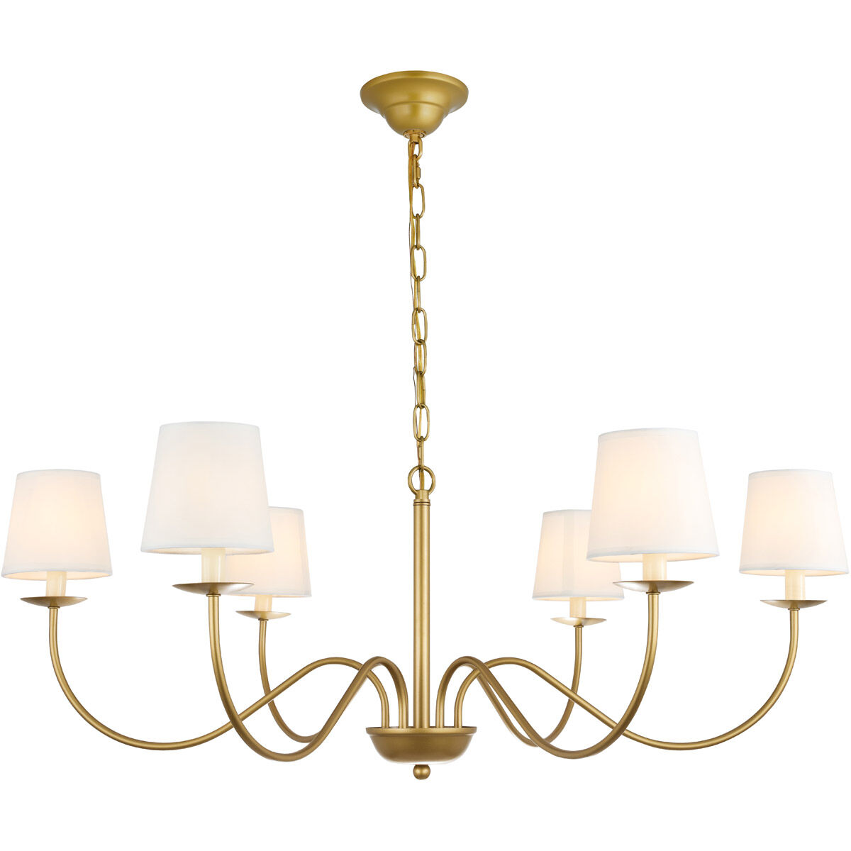 Eclipse 6 Light 37.00 inch Chandelier